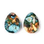 Dyed Natural Imperial Jasper Pendants