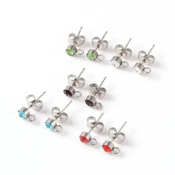 Non-Tarnish 304 Stainless Steel Stud Earring Findings