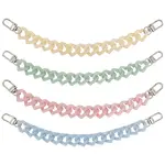 8Pcs 4 Colors Acrylic Boot Strap Chains