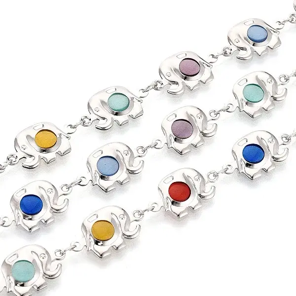 Handmade Brass Elephant Link Chains