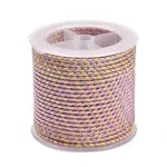 11M Polyester Braided Cord with Cotton Core & Metallic Thread