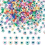 350Pcs 14 Style Handmade Polymer Clay Beads