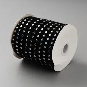 Single Velvet Ribbon with Paillettes