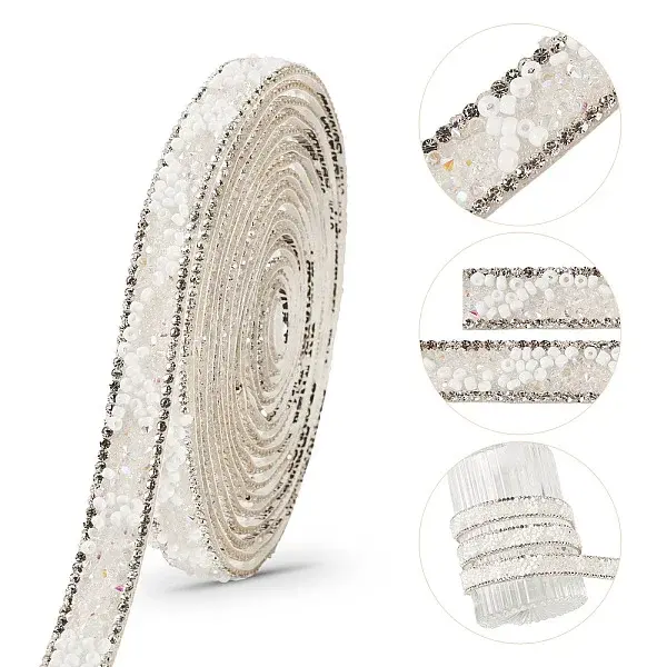 Hotfix Rhinestone Ribbon Trimming