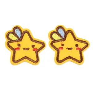 Polyester Computerized Embroidery Cloth Iron on Sew on Patches