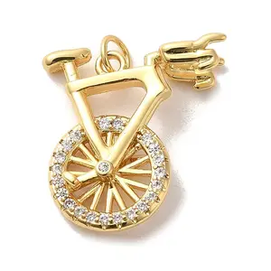 Brass Cubic Zirconia Pendants