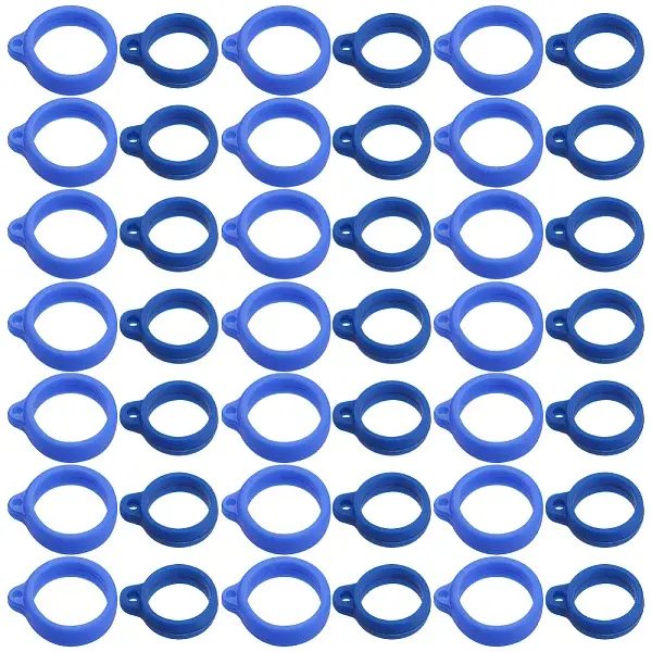 60Pcs 2 Style Silicone Pendant