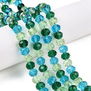 Transparent Glass Beads Strands