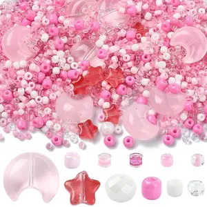 Mixed Styles Glass Beads Strands