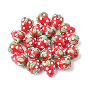 20Pcs Handmade Lampwork Bumpy Beads