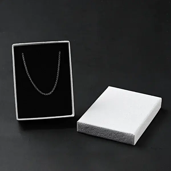 Texture Paper Necklace Gift Boxes