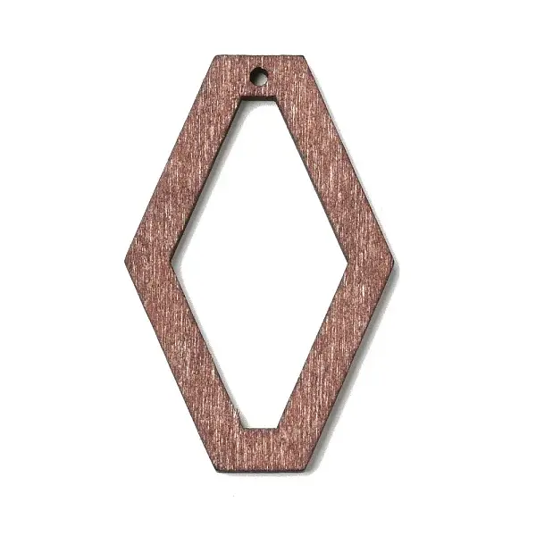 Spray Painted Wood Big Pendants