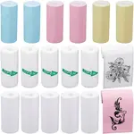 4 Sets 3 Styles Direct Thermal Paper Roll
