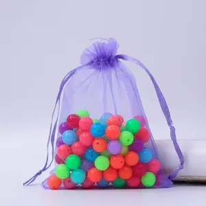 Rectangle Organza Drawstring Bags