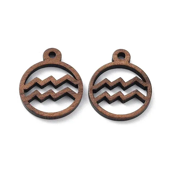 Walnut Wood Laser Cut Pendants