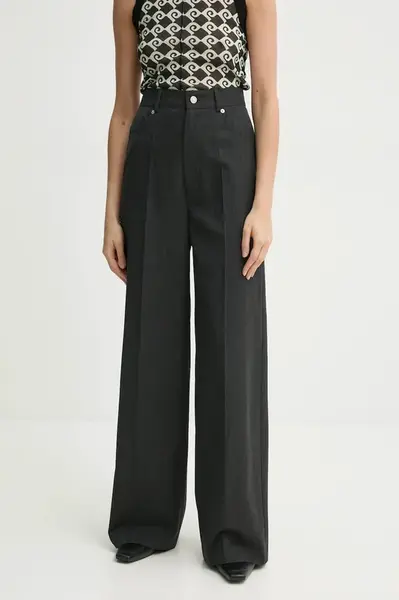 Vlněné kalhoty Nanushka KORINA