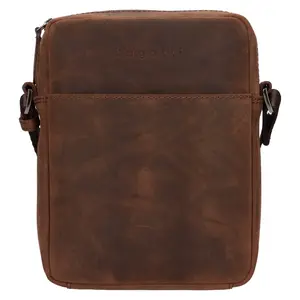 Pánská kožená taška přes rameno Bugatti Jarno - hnědá