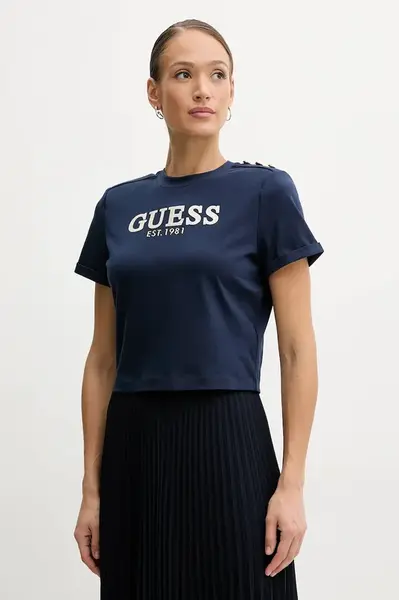 Bavlněné tričko Guess