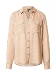 VERO MODA Blúzka 'VMBUMPY'  tmavobéžová / biela