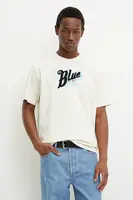 Bavlněné tričko BLUEMARBLE béžová barva, s potiskem, TS35.JE28CA25