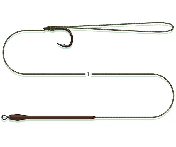 Madcat náväzec standard pellet rig suspending - 0,80 mm 60 cm 2/0