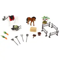Alltoys Koníky s ohradou a doplnkami