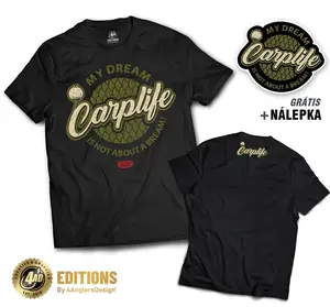 4anglersdesign tričko carplife - m