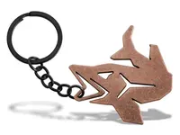 Delphin kľúčenka s otváračom na fľaše pikener bronzová