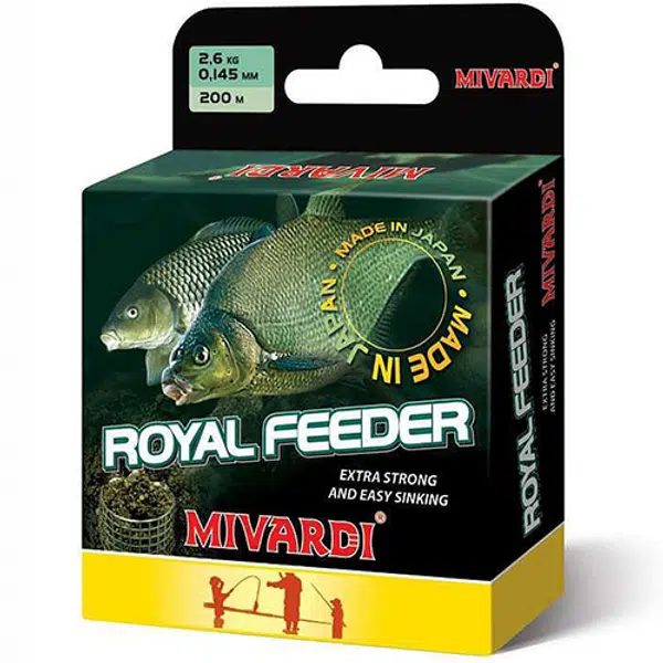 Mivardi vlasec royal feeder green 200 m-priemer 0,185 mm / nosnosť 3,9 kg