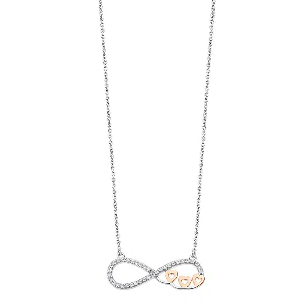 Lotus Silver Módne strieborný náhrdelník nekonečno LP3313-1 / 1