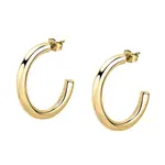 Morellato Minimalistické pozlátené náušnice kruhy Creole SAUP11