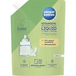 Canpol babies Ekologický umývací prostriedok na dojčenské fľaše a cumlíky Náhradná náplň 1000 ml