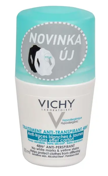 Vichy 48-hodinový perličkový antiperspirant proti bielym a žltým škvrnám 50 ml