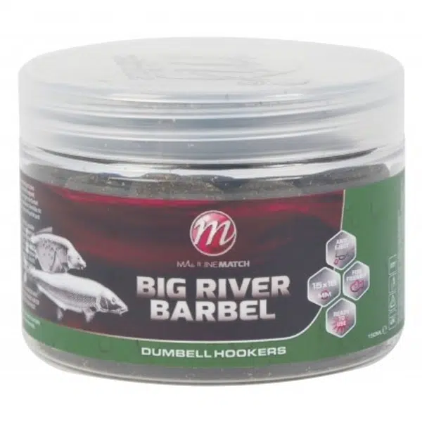 Mainline dumbell hookbaits big river barbel - 15x18 mm