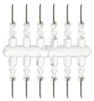 Cralusso držiak silicon fastened bait sting 12 ks - 10 mm