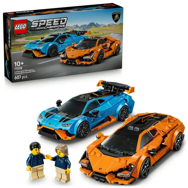 LEGO® Speed Champions 77238 Lamborghini Revuelto a Huracán STO
