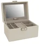 Friedrich Lederwaren Dizajnová krémová šperkovnica Milano 20142-9