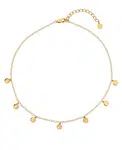 Hot Diamonds Pôvabný pozlátený náhrdelník s diamantom Jac Jossa Soul DN148
