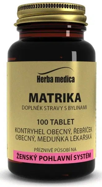 HerbaMedica Matrika 50 g - menštruačný komfort 100 tabliet