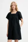 Šaty s prímesou ľanu Levi's AMBRE BABYDOLL DRESS