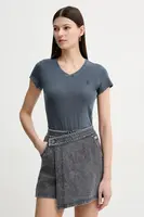 Bavlnené tričko G-Star Overdyed eyben slim v t 2.0