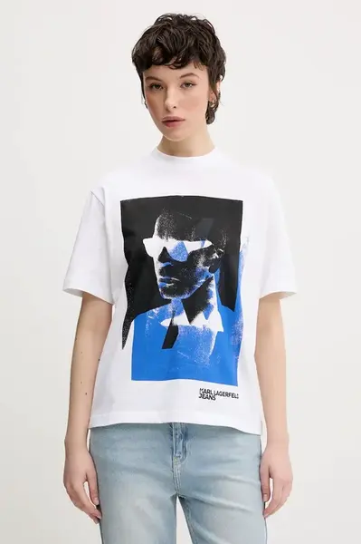Karl Lagerfeld Jeans Bavlnené tričko Karl Lagerfeld Jeans