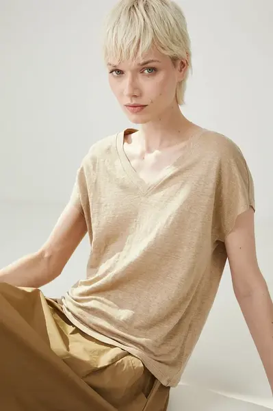 Ľanové tričko Medicine