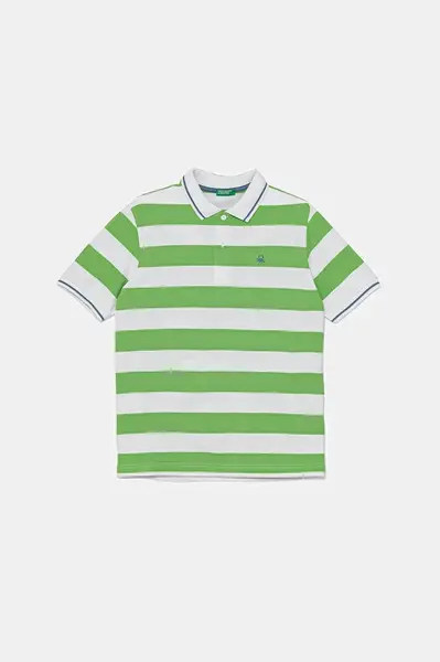 Detská bavlnená polokošeľa United Colors of Benetton