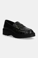 Kožené mokasíny Calvin Klein Jeans FLATFORM LOAFER MG CROC LTH