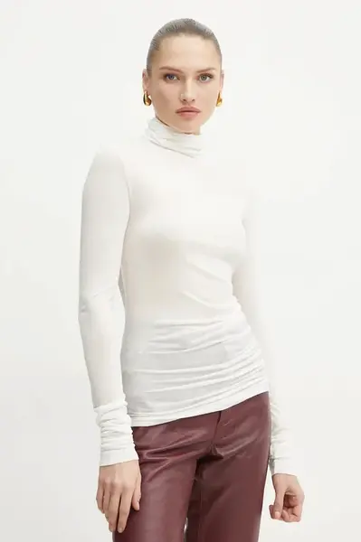 Tričko s dlhým rukávom s prímesou vlny MAX&Co.