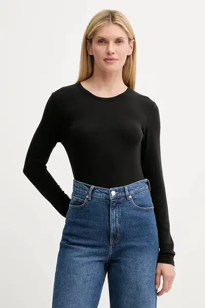 Tričko s dlhým rukávom s prímesou vlny MUNTHE LUTEST