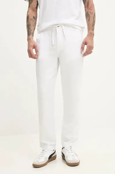 Ľanové nohavice Superdry