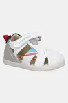 Detské kožené sandále Biomecanics biela farba, 252169