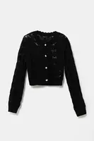 Detský vlnený kardigan Guess